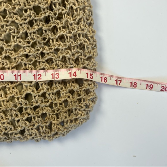 Vintage 1970s Italian Macrame Crochet Bag - Picture 6 of 14